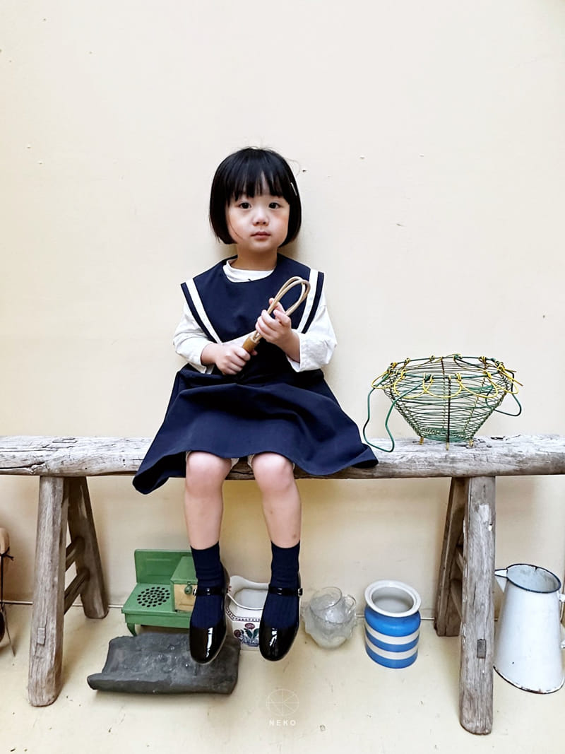 Neko - Korean Children Fashion - #kidsstore - Sailor One-piece - 6