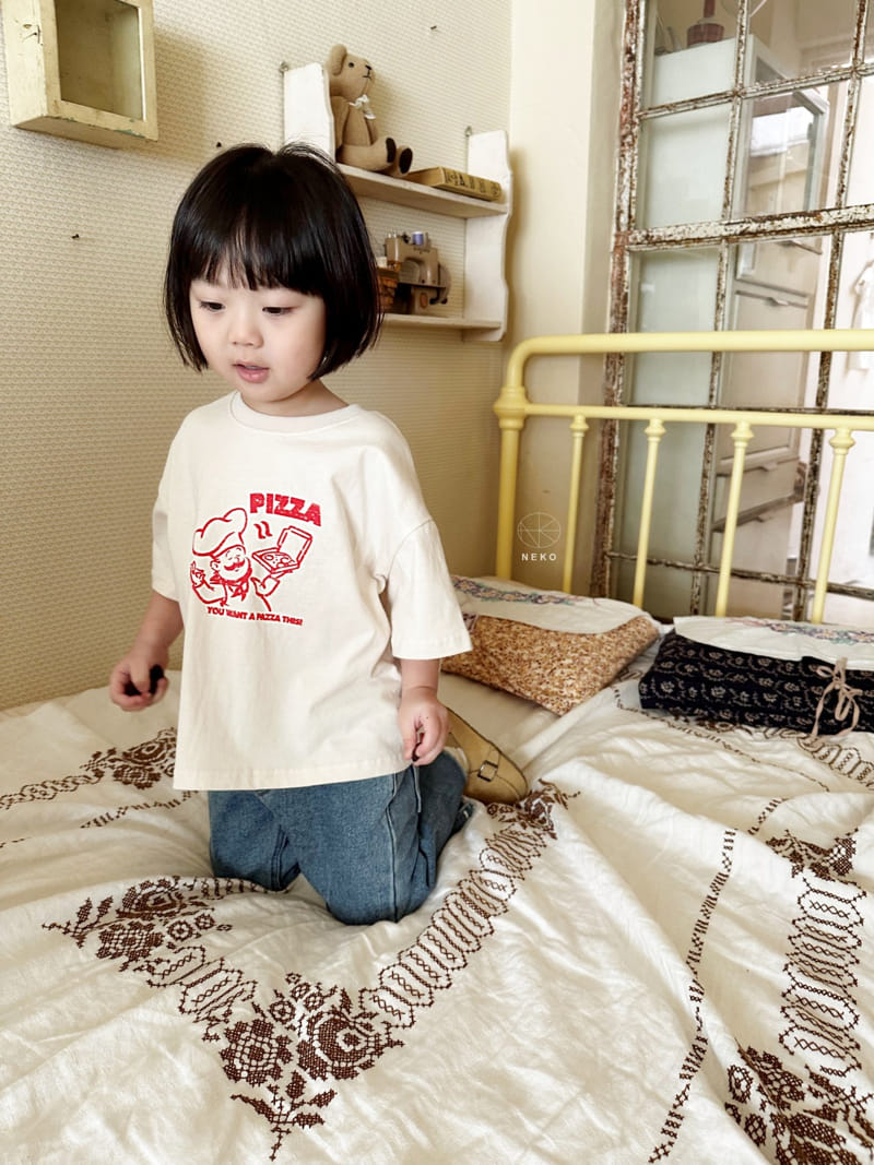 Neko - Korean Children Fashion - #kidsstore - Pizza Tee - 2