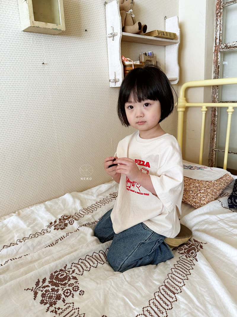 Neko - Korean Children Fashion - #kidzfashiontrend - Pizza Tee - 3