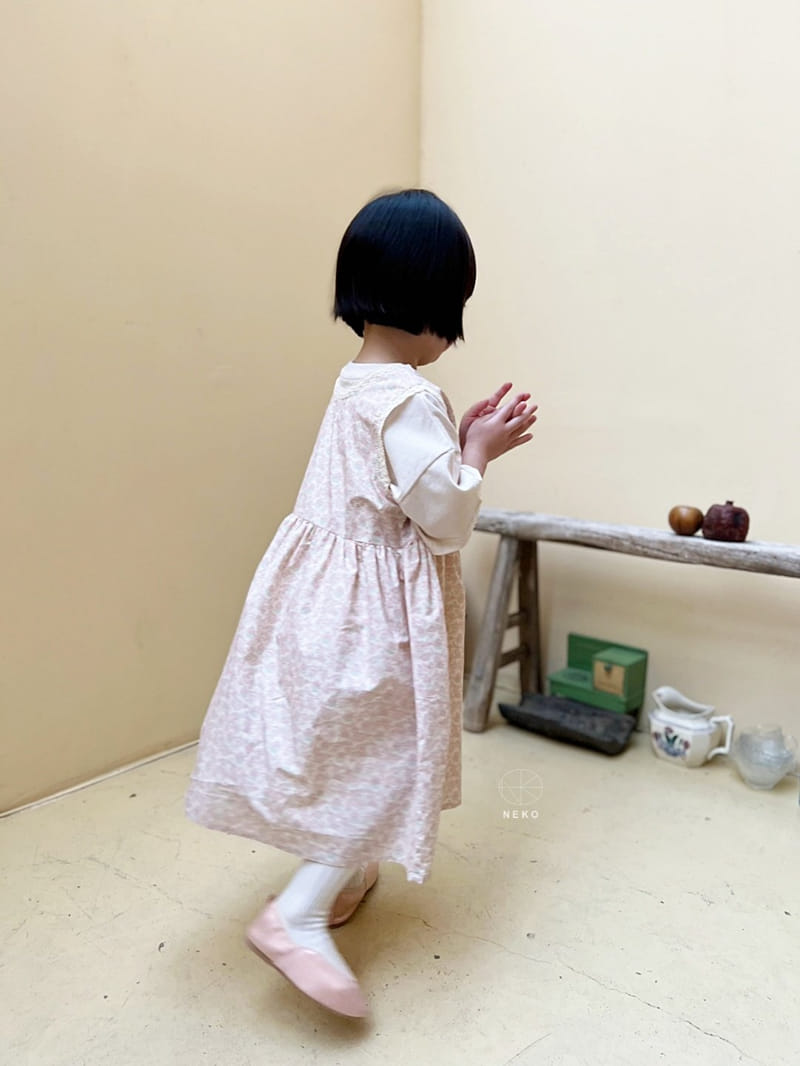 Neko - Korean Children Fashion - #littlefashionista - Layered One-piece Paint - 8