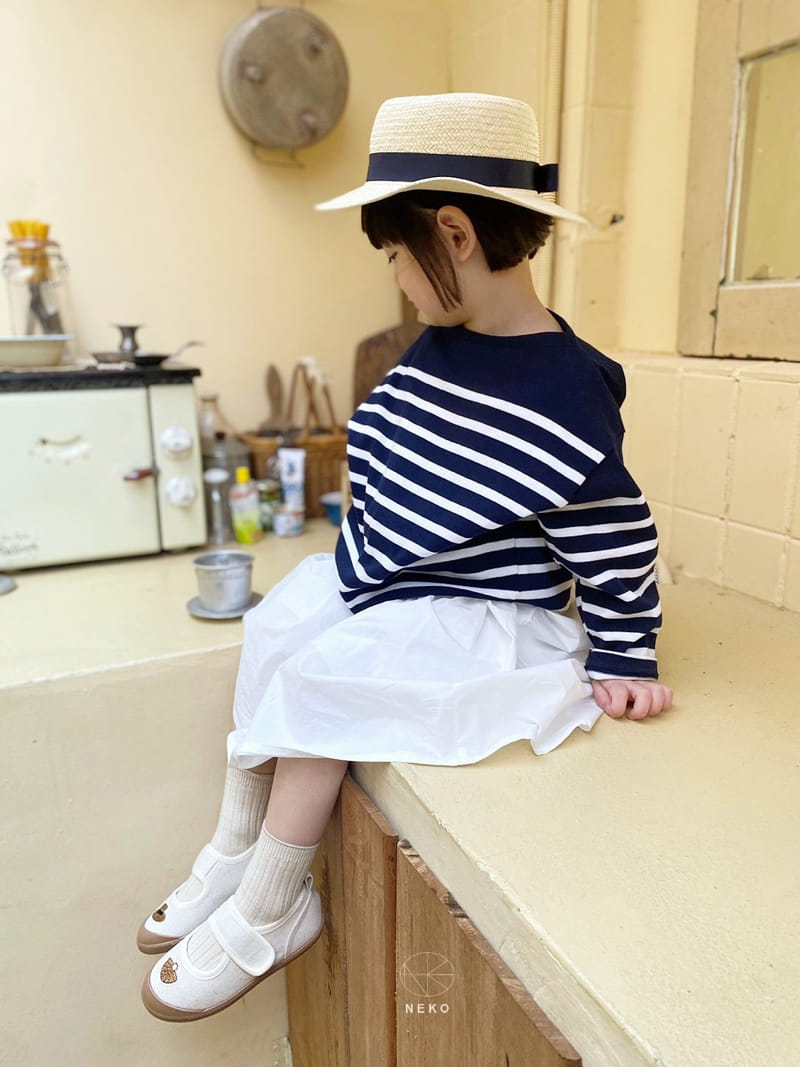 Neko - Korean Children Fashion - #littlefashionista - Stripes Tee - 6