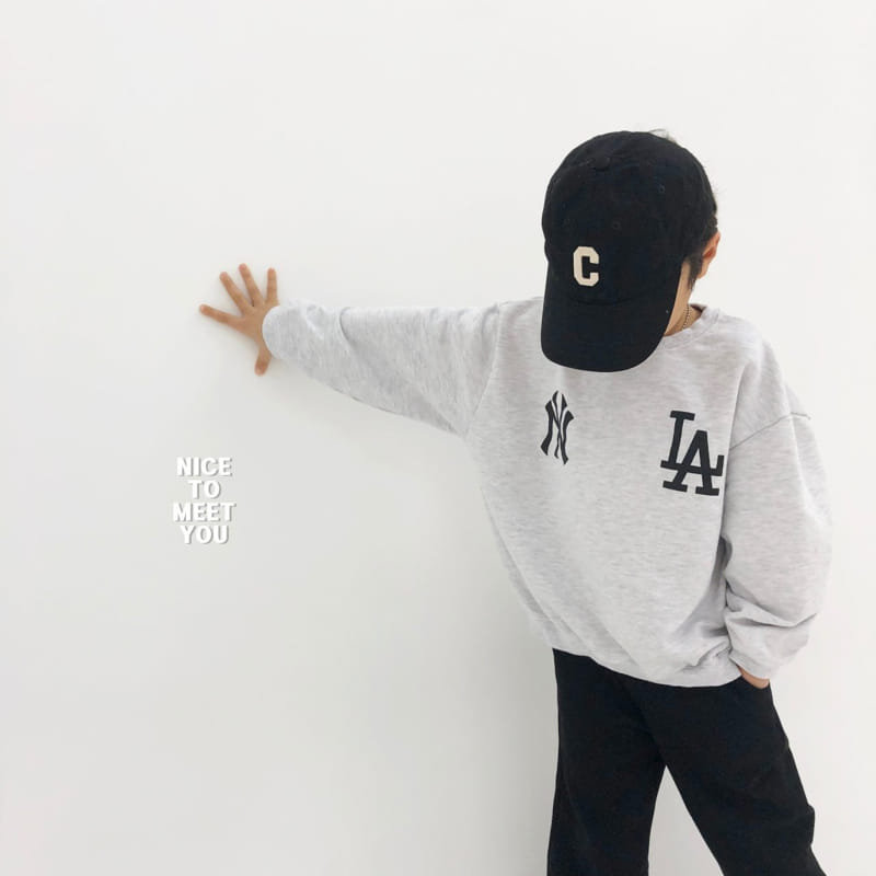 Nice To Meet You - Korean Children Fashion - #Kfashion4kids - LA Sweatshirt - 9