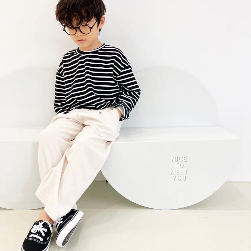 Nice To Meet You - Korean Children Fashion - #Kfashion4kids - Kind Stripes Tee - 5
