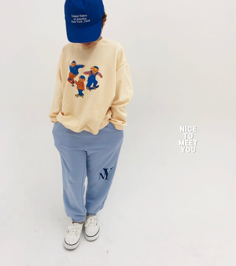 Nice To Meet You - Korean Children Fashion - #childofig - Skate Board Sweatshirt - 2