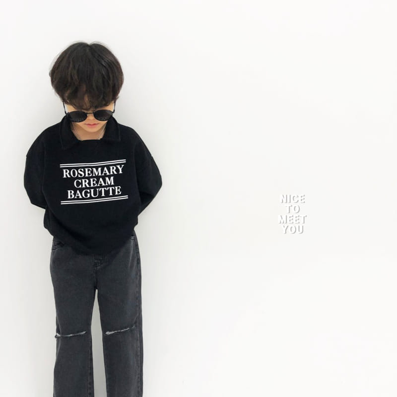 Nice To Meet You - Korean Children Fashion - #childrensboutique - Triangle Sweatshirt - 2