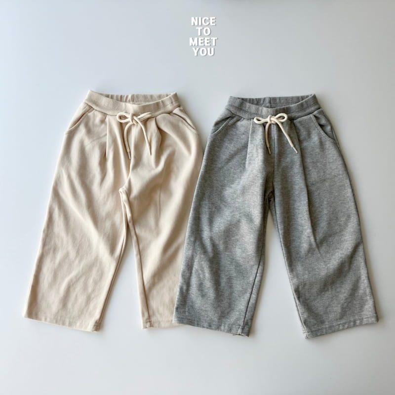 Nice To Meet You - Korean Children Fashion - #designkidswear - Pintuck Pants - 8