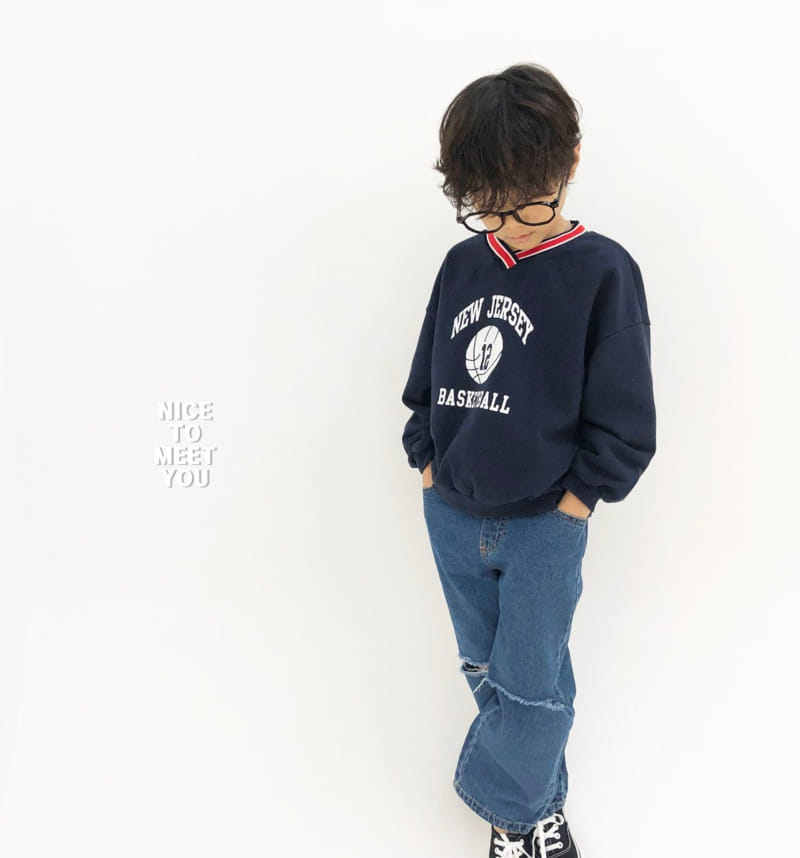 Nice To Meet You - Korean Children Fashion - #designkidswear - New Judge Sweatshirt