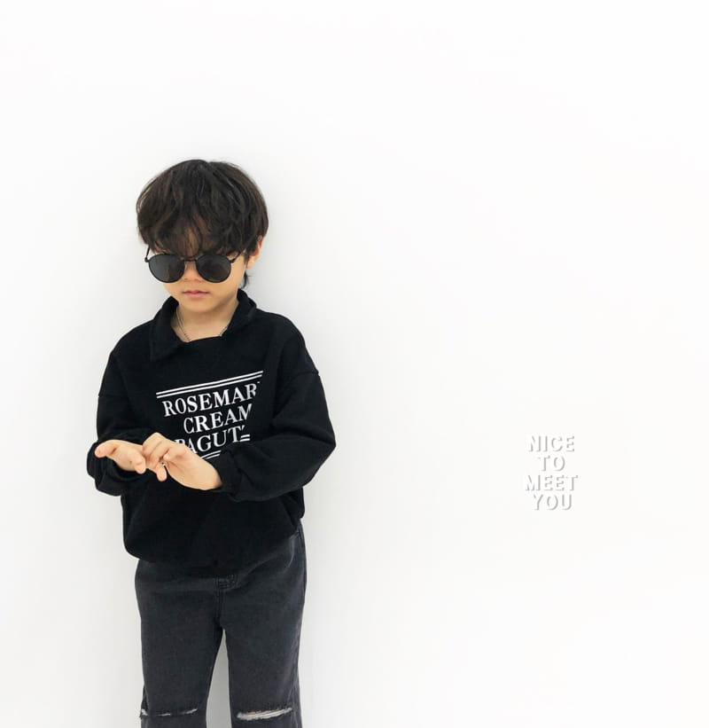 Nice To Meet You - Korean Children Fashion - #designkidswear - Triangle Sweatshirt - 3