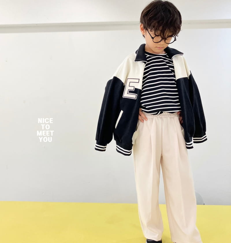 Nice To Meet You - Korean Children Fashion - #designkidswear - E Logo Jumper - 12