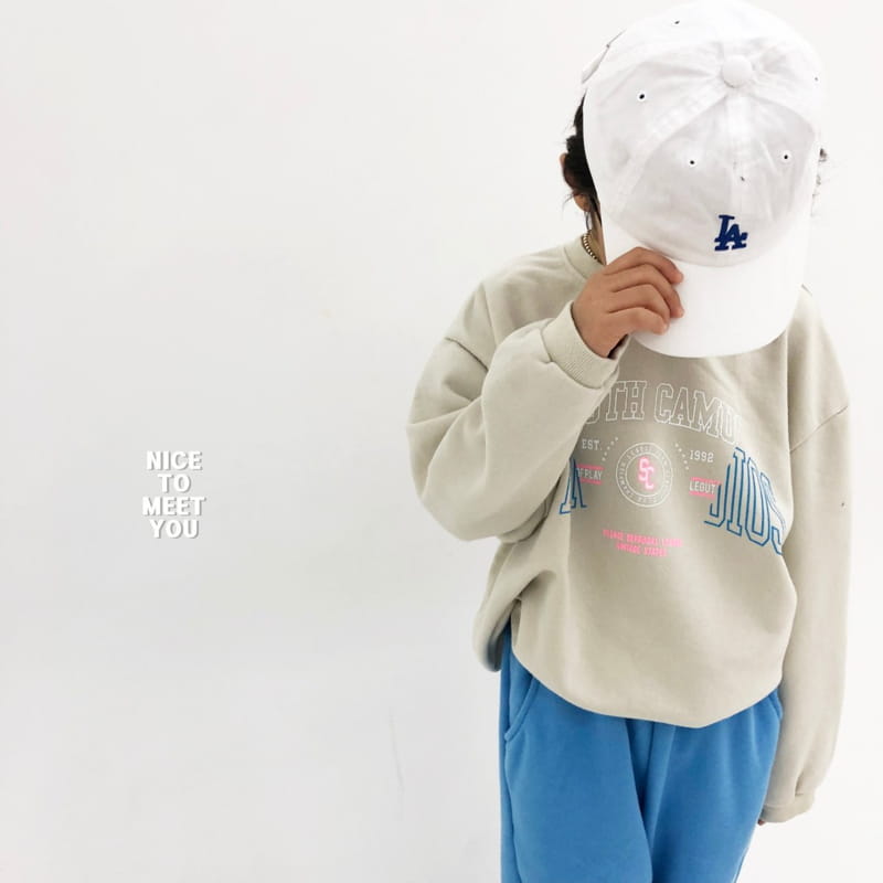 Nice To Meet You - Korean Children Fashion - #discoveringself - Champion Sweatshirt