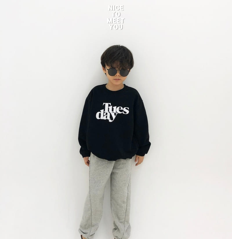 Nice To Meet You - Korean Children Fashion - #discoveringself - Tuseday Sweatshirt - 4
