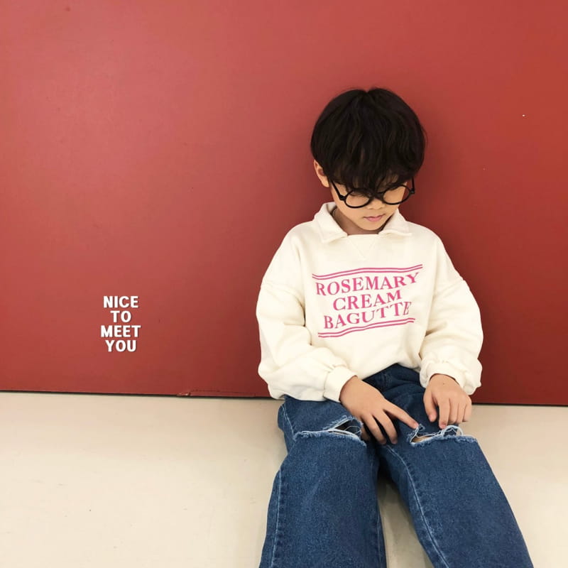 Nice To Meet You - Korean Children Fashion - #fashionkids - Triangle Sweatshirt - 5