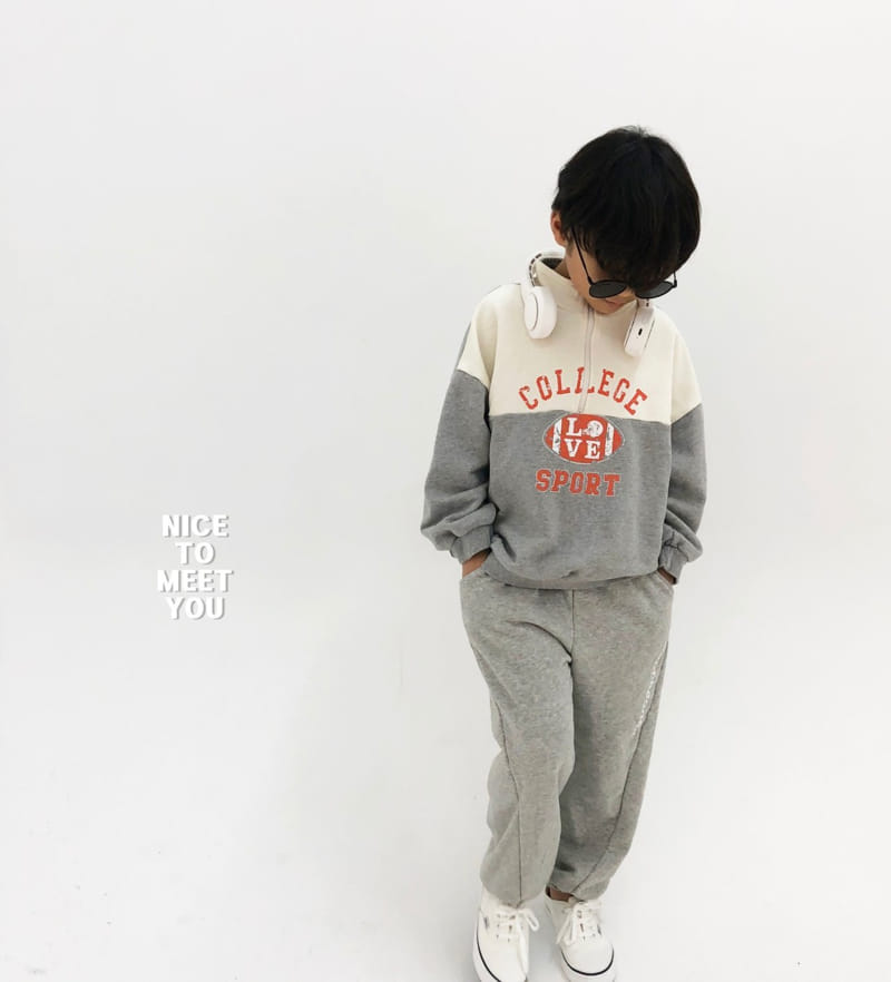 Nice To Meet You - Korean Children Fashion - #fashionkids - Cully China Sweatshirt