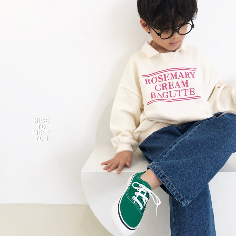 Nice To Meet You - Korean Children Fashion - #kidsshorts - Triangle Sweatshirt - 6