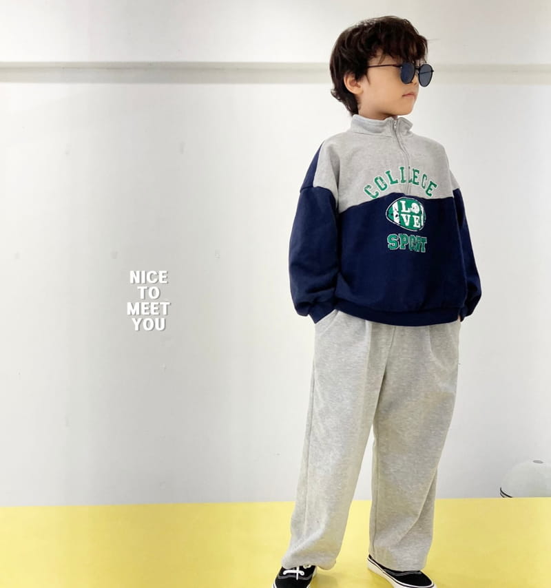 Nice To Meet You - Korean Children Fashion - #kidsshorts - Cully China Sweatshirt - 2