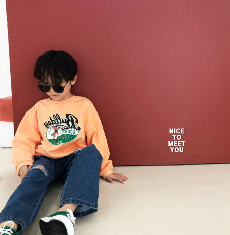 Nice To Meet You - Korean Children Fashion - #kidsstore - Bull Dog Sweatshirt - 5