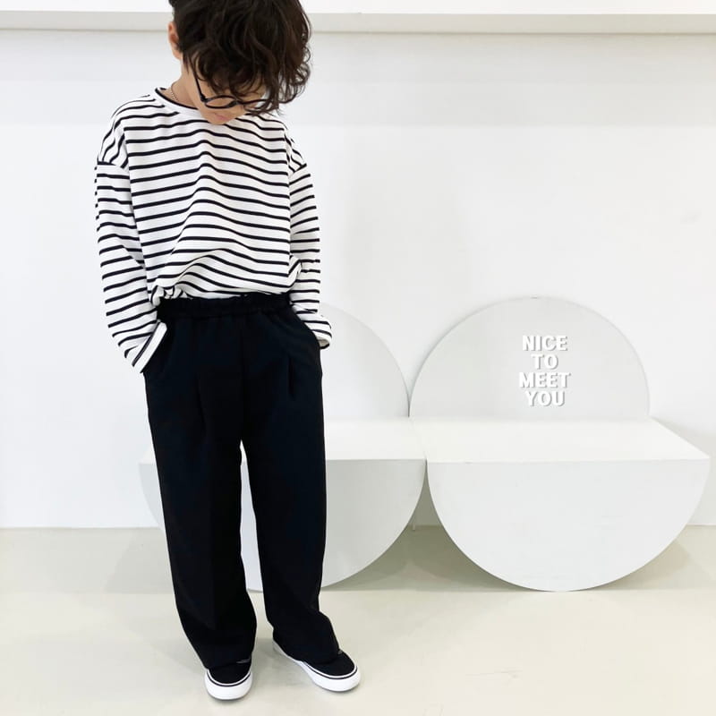 Nice To Meet You - Korean Children Fashion - #kidsstore - Kind Stripes Tee - 4