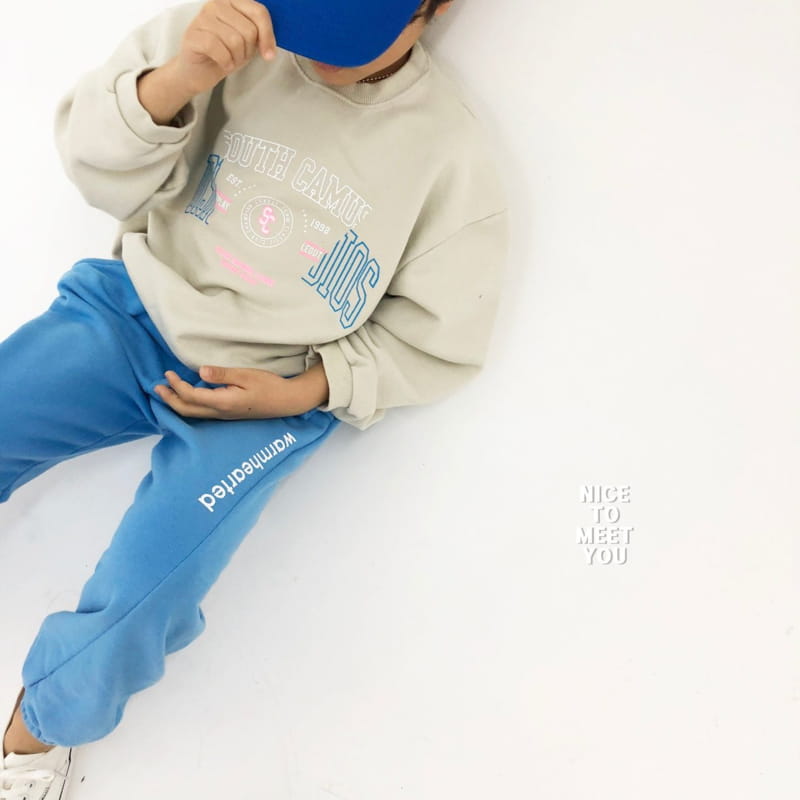 Nice To Meet You - Korean Children Fashion - #kidzfashiontrend - Champion Sweatshirt - 5