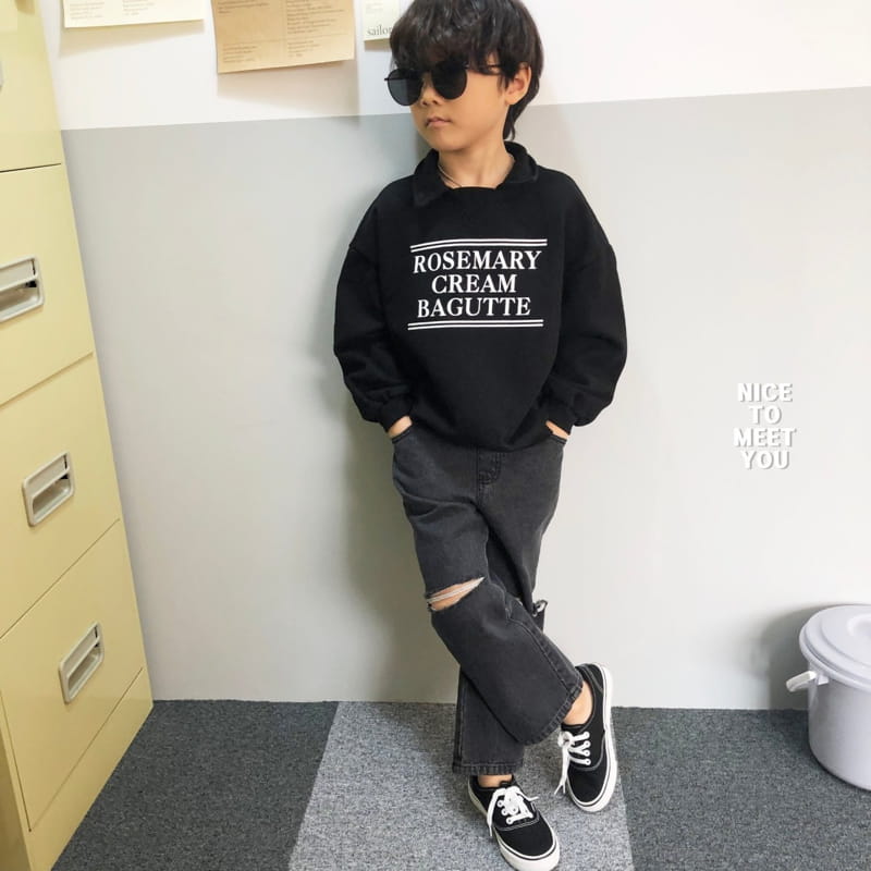Nice To Meet You - Korean Children Fashion - #littlefashionista - Triangle Sweatshirt - 10