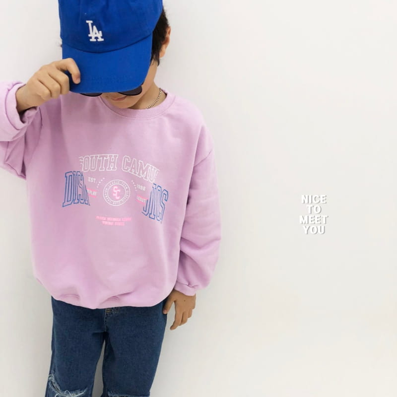 Nice To Meet You - Korean Children Fashion - #littlefashionista - Champion Sweatshirt - 7