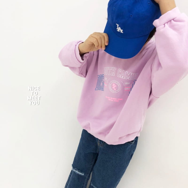 Nice To Meet You - Korean Children Fashion - #magicofchildhood - Champion Sweatshirt - 8
