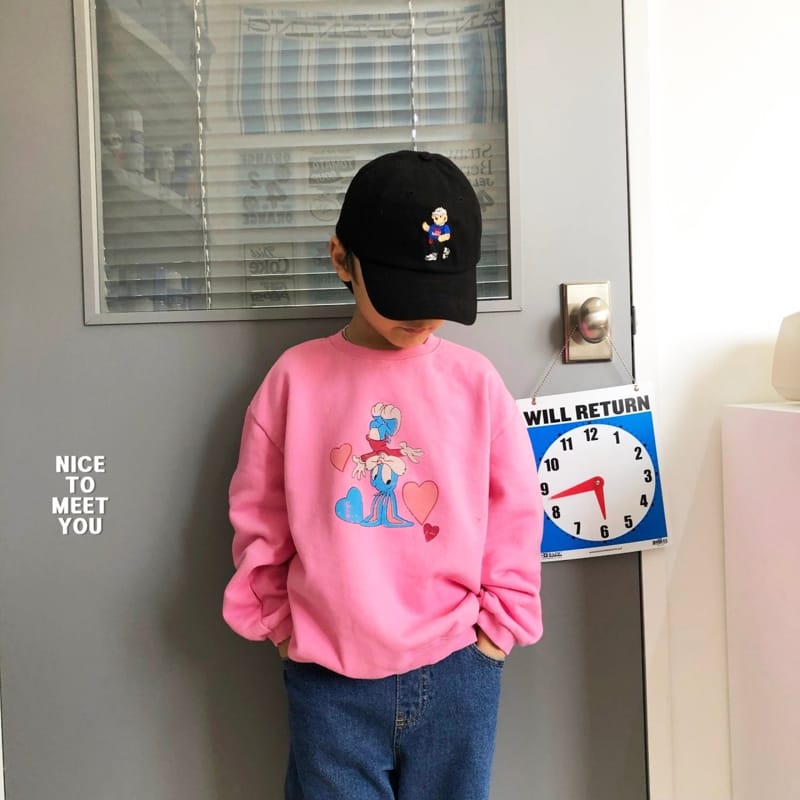 Nice To Meet You - Korean Children Fashion - #minifashionista - Rabbit Heart Sweatshirt - 6