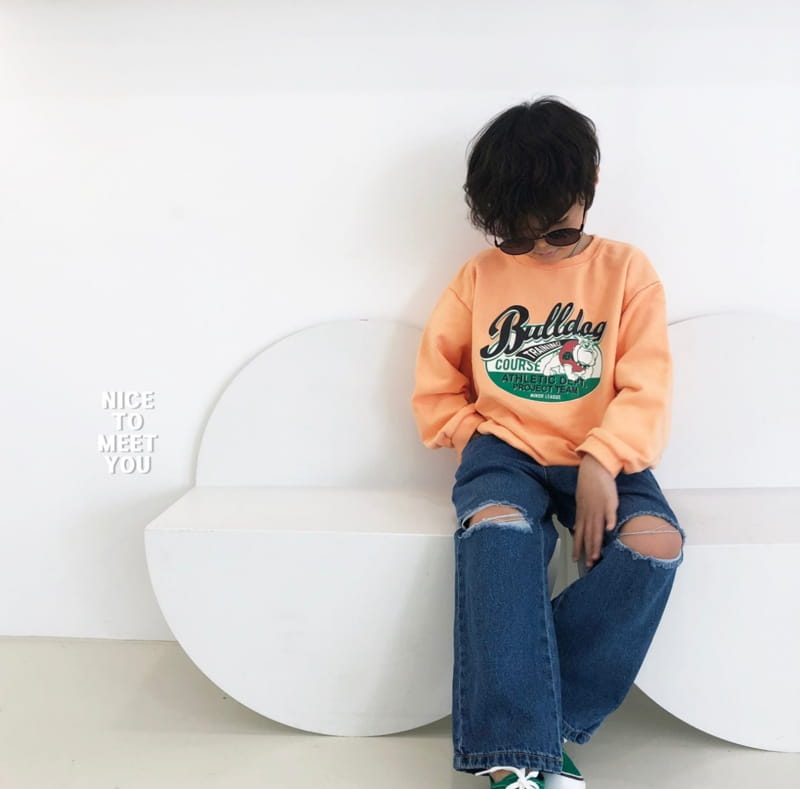 Nice To Meet You - Korean Children Fashion - #minifashionista - Bull Dog Sweatshirt - 10