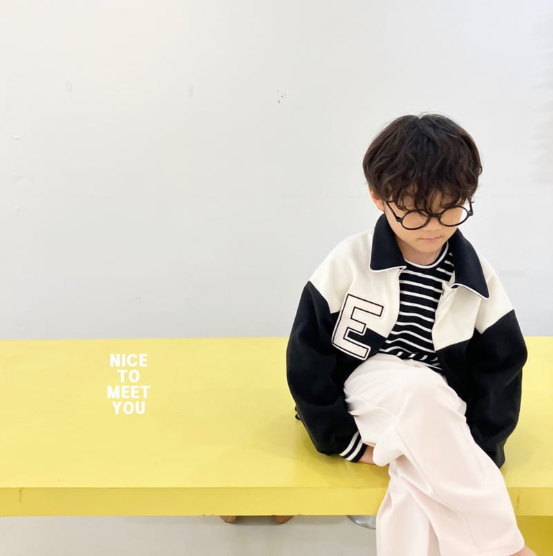 Nice To Meet You - Korean Children Fashion - #minifashionista - E Logo Jumper - 7