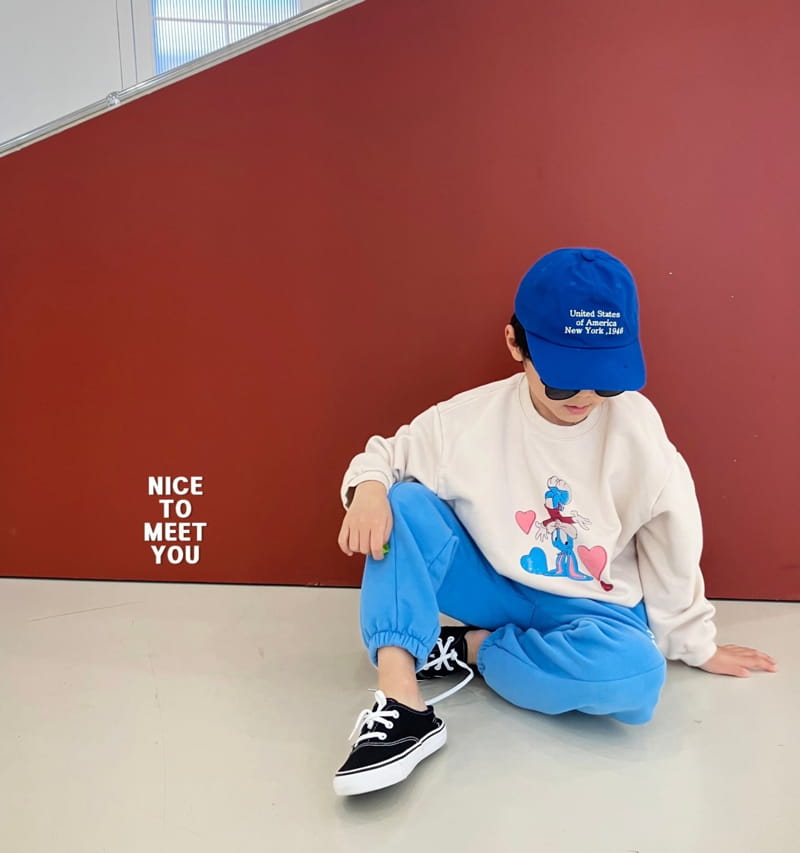 Nice To Meet You - Korean Children Fashion - #stylishchildhood - Rabbit Heart Sweatshirt - 10