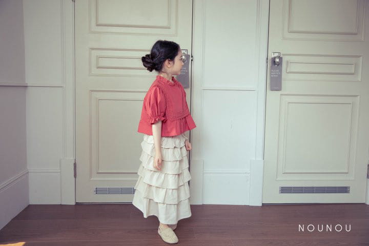 Nounou - Korean Children Fashion - #childrensboutique - Strawberry Blouse - 6