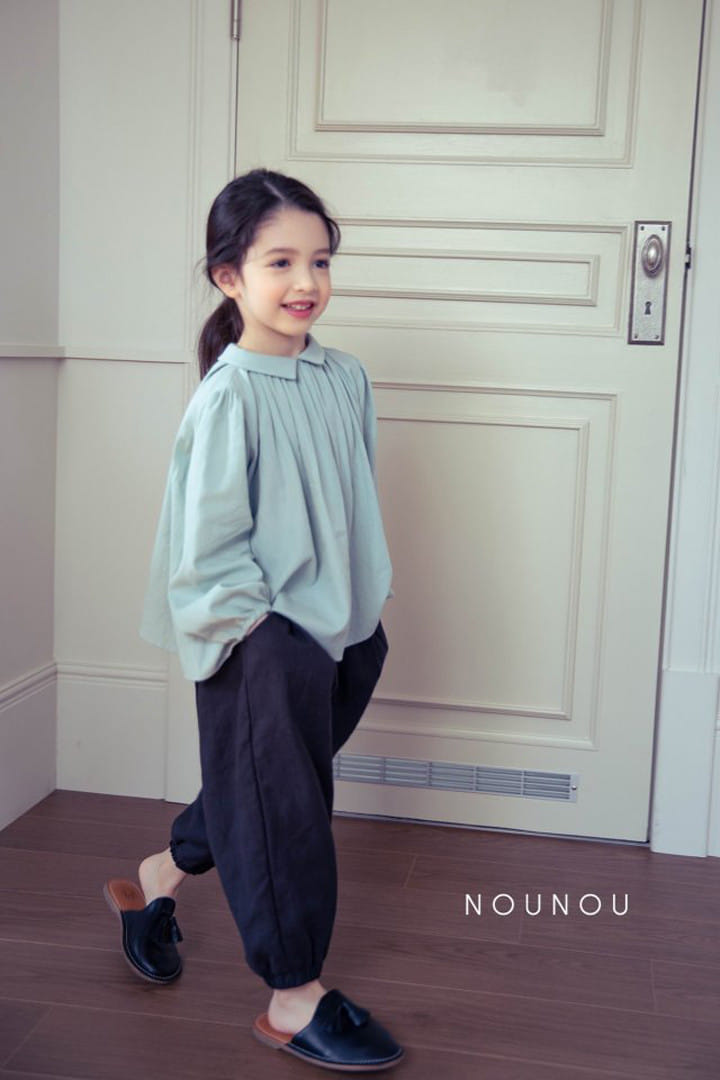 Nounou - Korean Children Fashion - #littlefashionista - Shirring Blouse - 9