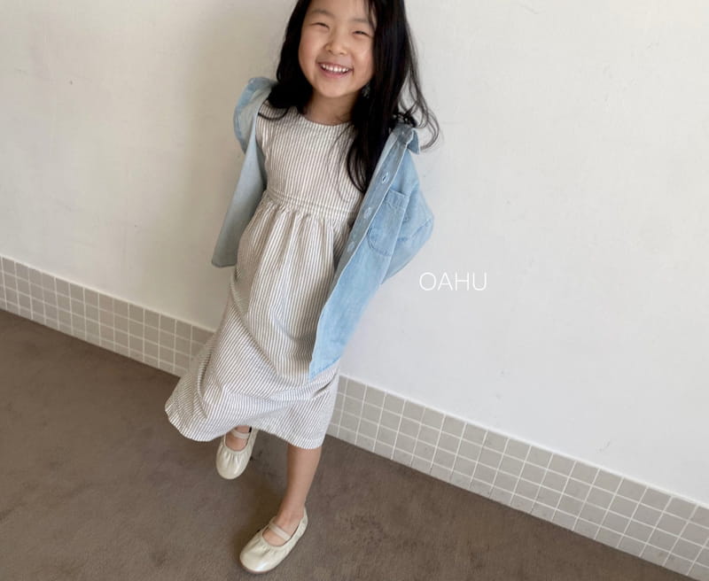 O'ahu - Korean Children Fashion - #Kfashion4kids - Off Denim Shirt - 3