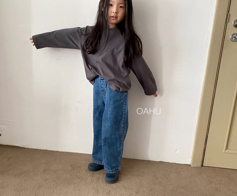 O'ahu - Korean Children Fashion - #fashionkids - Ueban Wide Jeans