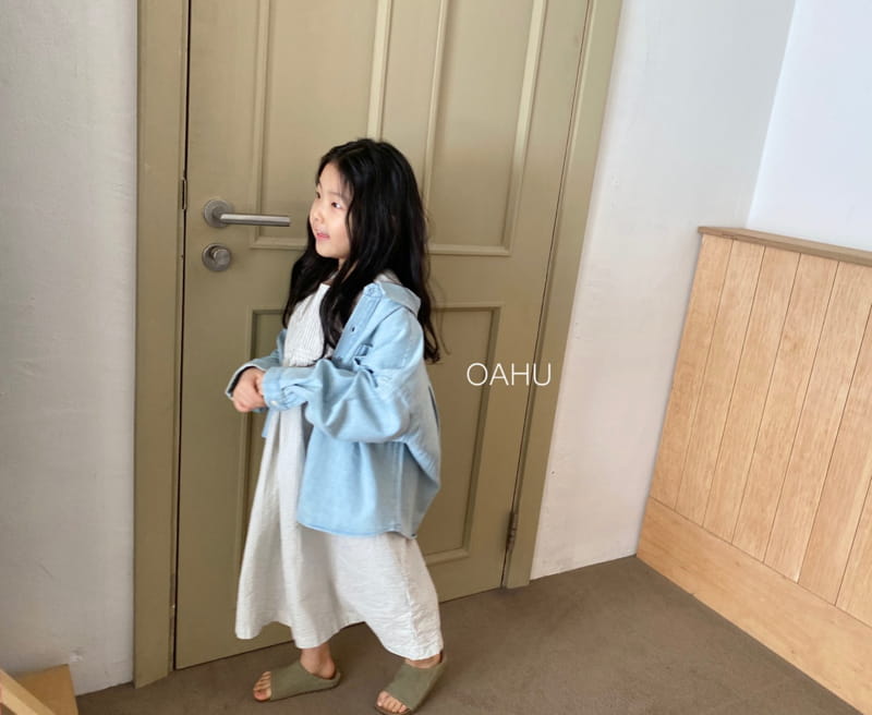 O'ahu - Korean Children Fashion - #kidsstore - Off Denim Shirt