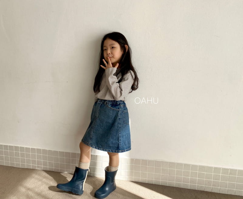 O'ahu - Korean Children Fashion - #magicofchildhood - TT Rib Tee - 3