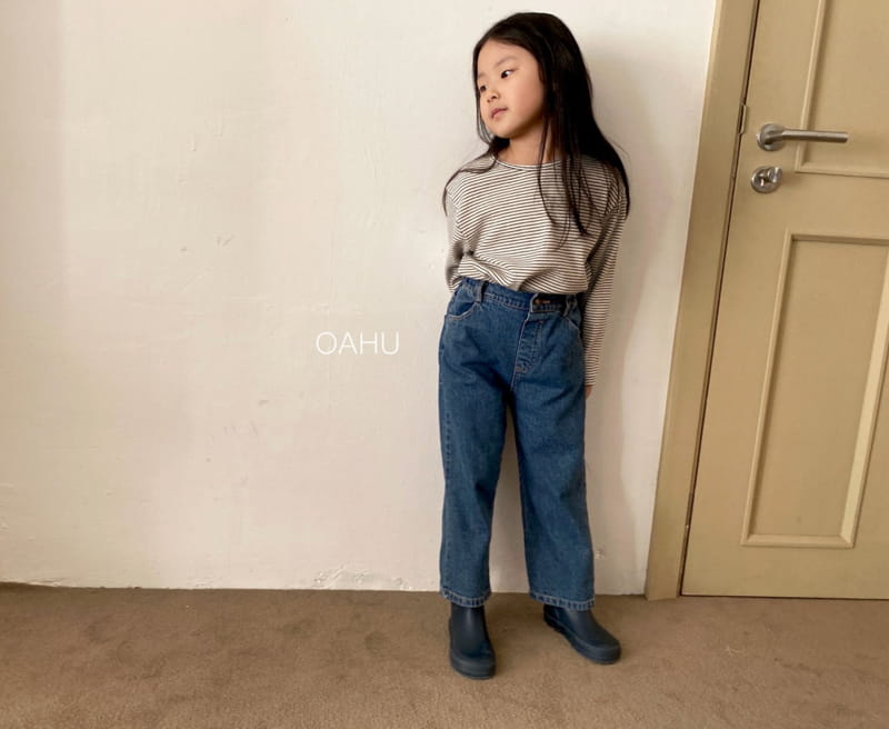O'ahu - Korean Children Fashion - #todddlerfashion - About Jeans - 5