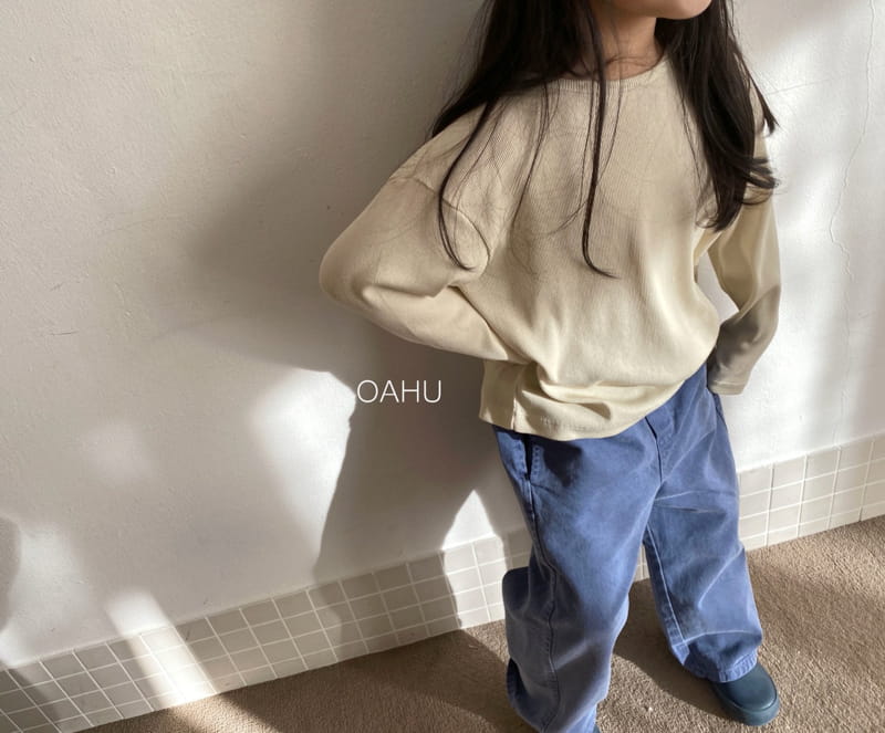 O'ahu - Korean Children Fashion - #toddlerclothing - TT Rib Tee - 7