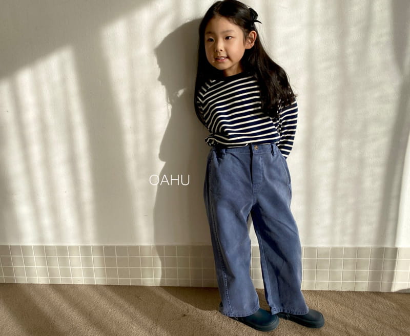 O'ahu - Korean Children Fashion - #toddlerclothing - Bom Stripes Tee - 12