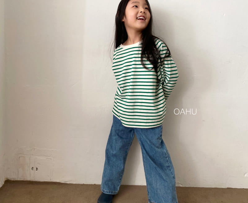 O'ahu - Korean Children Fashion - #toddlerclothing - Ueban Wide Jeans - 11