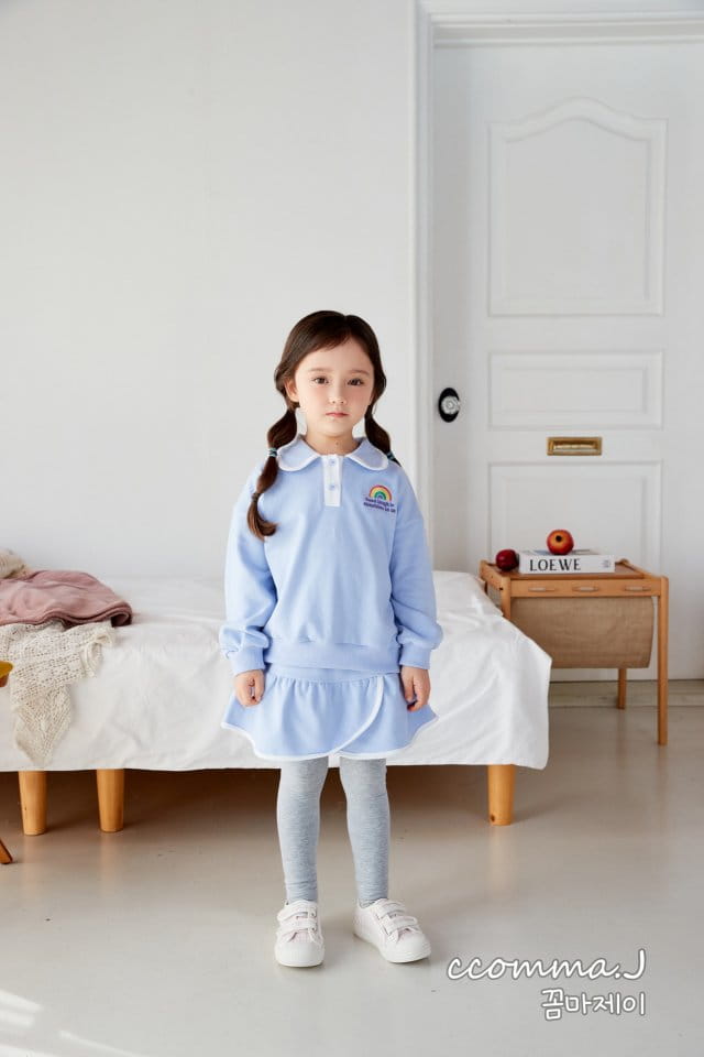 Oda - Korean Children Fashion - #childrensboutique - Line Skirt Leggings - 8
