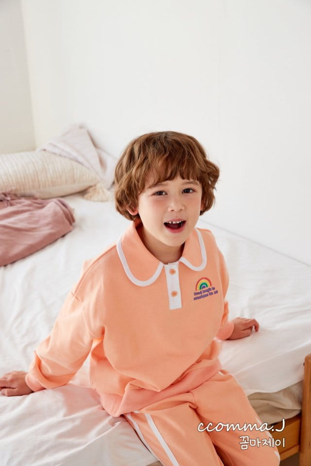 Oda - Korean Children Fashion - #kidsstore - Rainbow Sweatshirt - 12