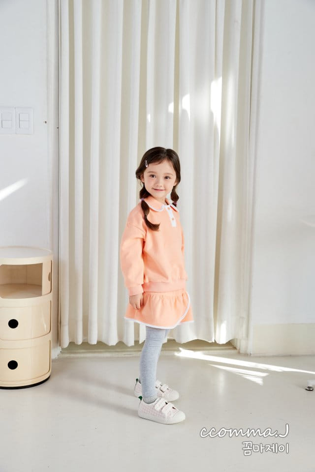 Oda - Korean Children Fashion - #prettylittlegirls - Line Skirt Leggings - 3