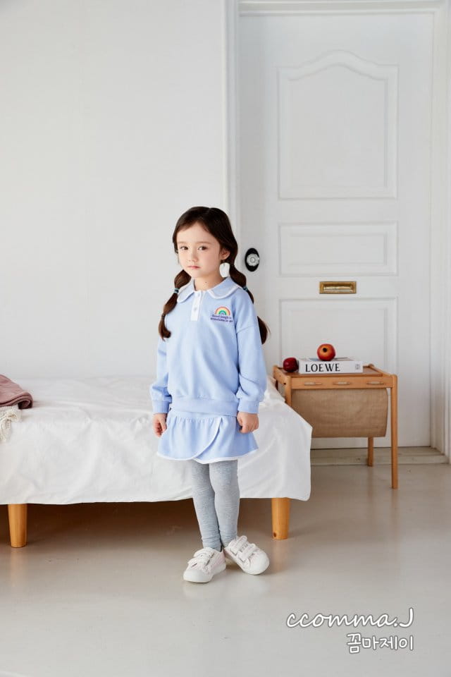 Oda - Korean Children Fashion - #stylishchildhood - Line Skirt Leggings - 6
