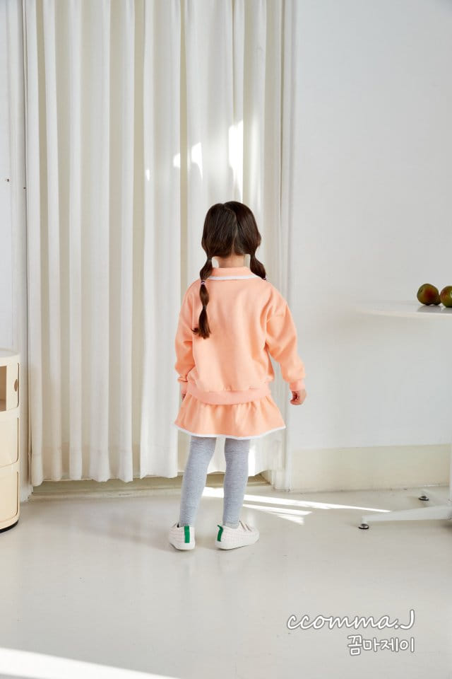 Oda - Korean Children Fashion - #prettylittlegirls - Line Skirt Leggings - 4