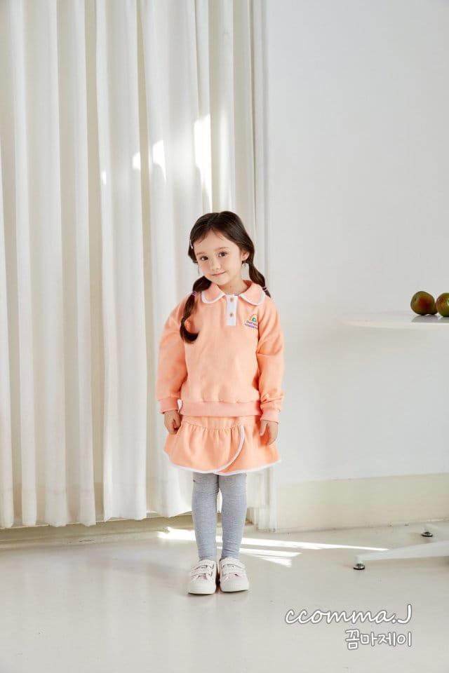 Oda - Korean Children Fashion - #toddlerclothing - Line Skirt Leggings - 5
