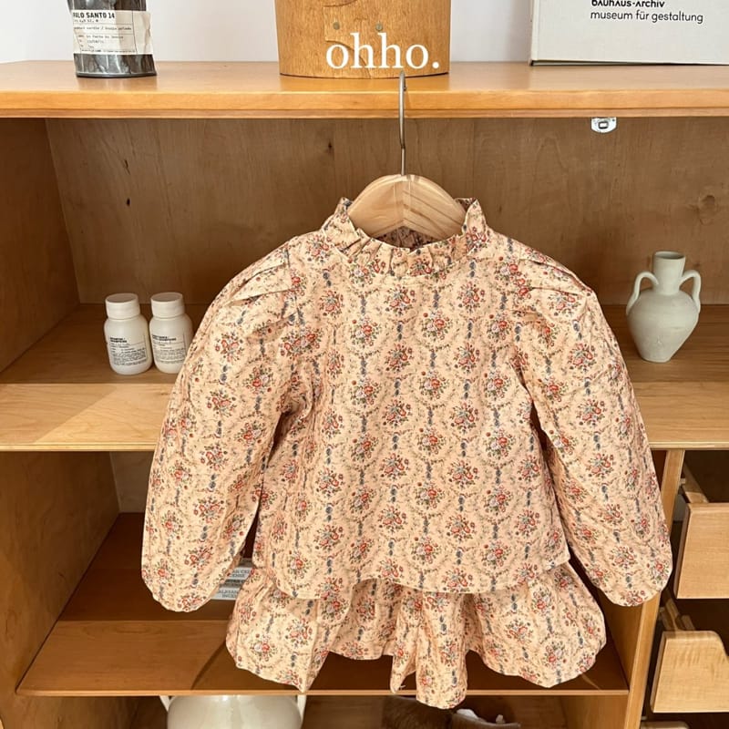 Ohho - Korean Children Fashion - #designkidswear - Floral Blouse - 6