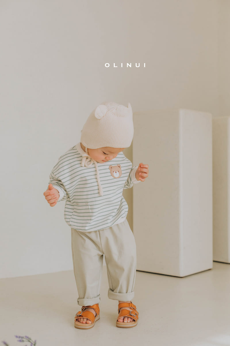 Olinui - Korean Children Fashion - #discoveringself - Magic Bear Stripes Tee - 10