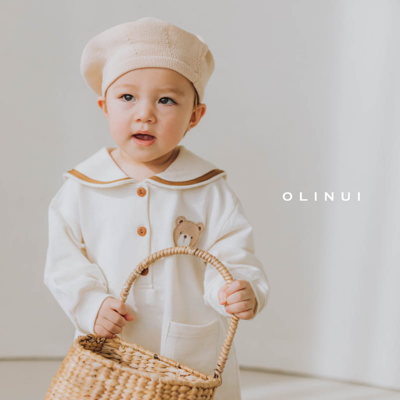 Olinui - Korean Children Fashion - #discoveringself - Sailor Collar Jumpsuit - 8