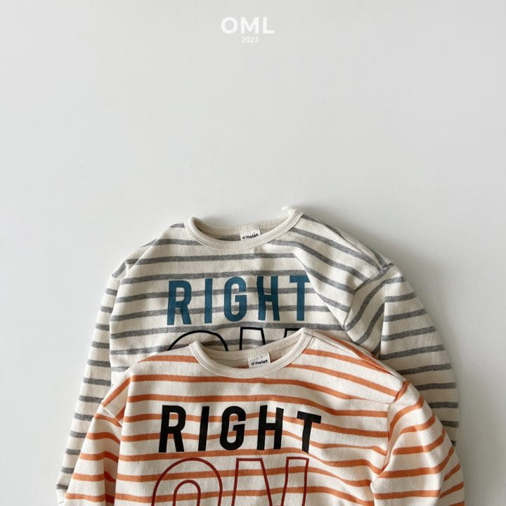 Omelet - Korean Children Fashion - #stylishchildhood - Baro Stripes Tee - 4
