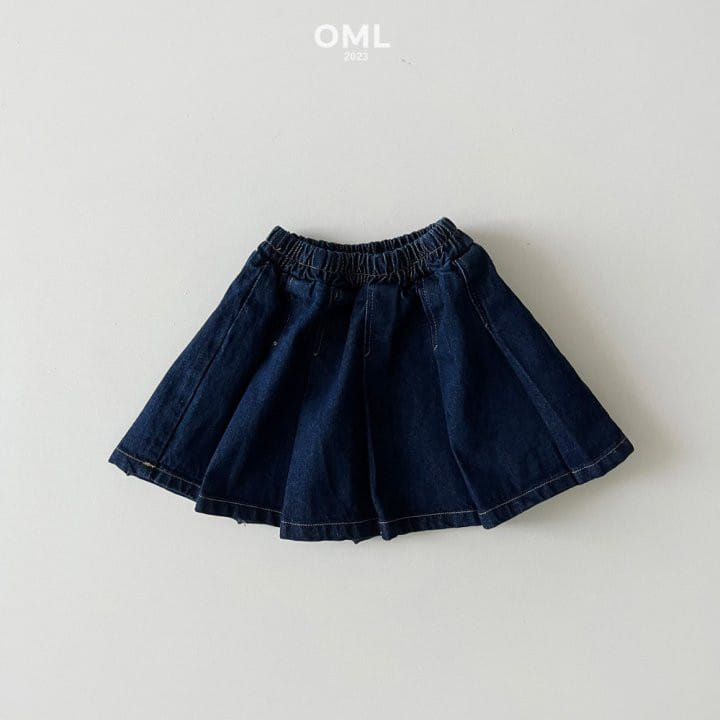 Omelet - Korean Children Fashion - #minifashionista - Sugar Denim Denim Skirt - 4